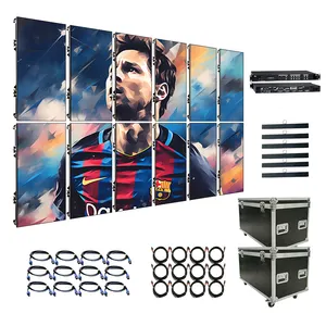 Brand New Screen Indoor Outdoor P3.91 Video Wall 500 x 500mm Stage HD Big Publicity Events Rental LED Display Indoor and Outdoor