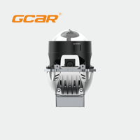 Lente de Proyector Avanzada GCAR R5 MAX de 2.5 Pulgadas, 65W, Bi LED, Prisma TIR, Reflectores Dobles, Piezas de Iluminación Automotriz Universales Premium