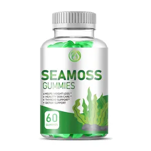 Irish Sea Moss Liquid Gel Weight Loss Supplement Antioxidants Immunity Booster Burdock Root Immune System Gummies