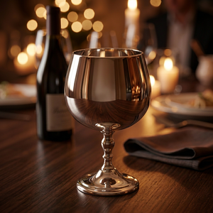 Silver Plated Brass Luxury Durable <b>Goblet</b> for Party Use - Product Image 4