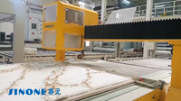 Machine de dessin et de pulvérisation de texture CNC pour la personnalisation de la texture du marbre artificiel Calacatta, du quartz et des plans de travail