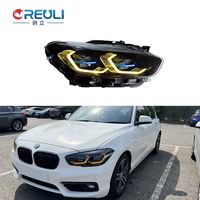 Faros Delanteros LED CREULI para BMW Serie 1 F20 2015-2018 LCI, Reemplazo de Xenón, Conjunto de Faros Delanteros, Estilo M2