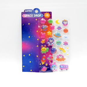 Japanse OEM waterdichte Japanse dieren 3D reliëf kristallen sticker bonbons drop <span class=keywords><strong>stickers</strong></span> op maat gemaakte epoxy bubbel <span class=keywords><strong>stickers</strong></span> - Product Image 4