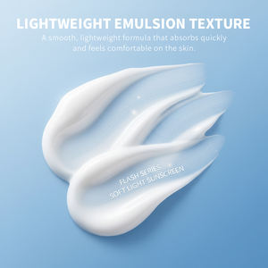 Krim Tabir Surya Perawatan Kulit Ringan ODM Kosmetik Ectoin Ethylhexyl Methoxycinnamate Octocrylene Herbal Flash Series SPF50+ PA - Product Image 4