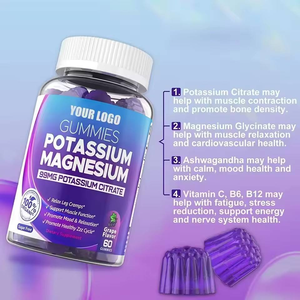 Bonbons de Sommeil avec Étiquette Personnalisée Supplément Saveur Fruits Vitamines C B6 B12 Citrate de <span class=keywords><strong>Potassium</strong></span> Magnésium Glycinate Minéraux - Product Image 3