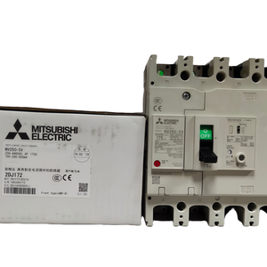 Disjoncteurs en boîtier moulé Mitsubishi d'origine, neufs, série NF/NV, NF63-HV 3P 63A, unité de déclenchement numérique, capacité de coupure 75kA - Product Image 1