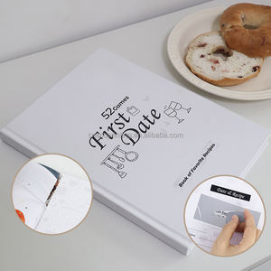 Impression papier personnalisée Tear-off Pages cachées Couples seau liste recette défi à gratter <span class=keywords><strong>livre</strong></span> de cuisine - Product Image 1