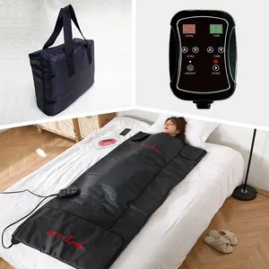 Guangzhou Promotional Infrared Body Wrap Spa Heated Sauna Blanket For Weight Loss And Detox Slimming Detox