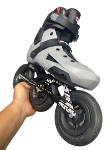 YSMLE Hard Boot SUV marco montaje <span class=keywords><strong>3</strong></span> ruedas 125mm neumáticos sin cámara todoterreno patín en línea - Product Image 5