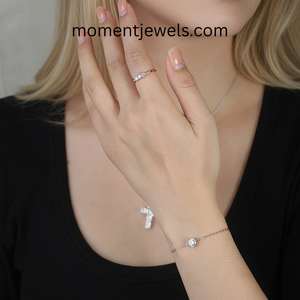 925 Sterling <b>Silver</b> Moissanite <b>Ring</b> Gold Plated Classic Promise <b>Ring</b> for Women Sparkling Diamond Alternative - Product Image 5