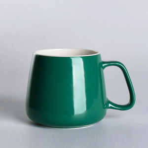 Taza de Café de Porcelana Barata al por Mayor de 400 ml, con Logotipo Personalizado Impreso, Estilo Barriga Grande, Negra, Regalo Promocional, Apta para Lavavajillas y <span class=keywords><strong>Microondas</strong></span> - Product Image 3