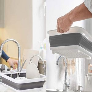 Escurridor de Platos Plegable Cuadrado de Plástico de Alta Calidad, Escurridor de Platos Plegable, Escurridor de Platos para Cocina - Product Image 5