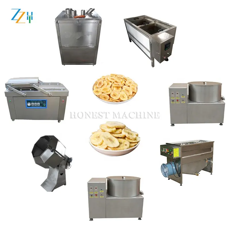 Hochautomatisierung Schneidemaschine für Bananenchips / automatische Bananenchips-Herstellungsmaschine / Bananenchips-Herstellungslinie