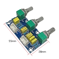 XH-M802 carte de tonalité passive amplificateur préampli Module d'alimentation faible réglage du son élevé électronique bricolage carte de circuit imprimé électronique