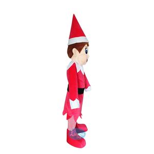 Elf Boy Christmas Adult Fancy Cartoon Mascot Costume Character Suit - Product Image 2