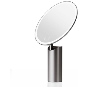 Custom Color Personalized Single-Sided Rechargeable Illuminated Round LED <b>Lighted</b> <b>Vanity</b> Makeup <b>Mirror</b> - Product Image 1