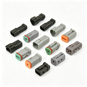 Connecteur Électrique Étanche DT04 DT06 pour Faisceau de Câbles à 2, 3, 4, 6, 8, 12 Broches, Mâle et Femelle - Product Image 1