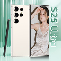 Prix de Gros Nouveau Smartphone Original S25 Ultra 2K OLED 120Hz 5G 16Go+1To Android 14 Octa Core LTE 1To Débloqué