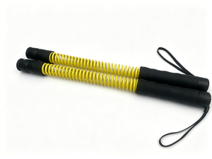Varillas de Resistencia con Resorte Amarillo y Mangos Negros, Equipo de Ejercicio Portátil para el Hogar - Product Image 2