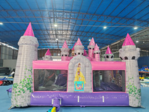 Надувной батут-замок «Принцесса» для тематического парка - Product Image 5