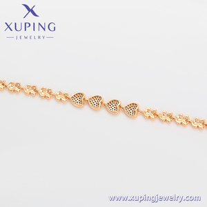 A00907809 xuping Kostenlose Probe Royal Women <span class=keywords><strong>Delver</strong></span> Schmuck 18 Karat vergoldet Micro Insert Zirkon Frau Armband - Product Image 4