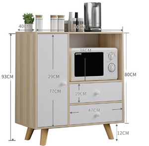 <span class=keywords><strong>Buffet</strong></span> de salle à manger en <span class=keywords><strong>bois</strong></span> de design moderne haut de gamme avec vitrine de rangement blanche pour meubles de salle à manger - Product Image 6