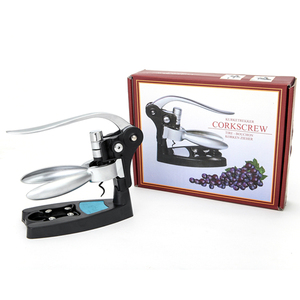Ouvre-bouteille de vin à <span class=keywords><strong>levier</strong></span> vertical en alliage <span class=keywords><strong>Tire</strong></span>-<span class=keywords><strong>bouchon</strong></span> avec boîte cadeau <span class=keywords><strong>Accessoires</strong></span> Kit de vin élégant - Product Image 2
