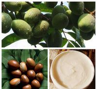 Beurre de karité pur à 100 %, brut, non raffiné, en vrac, pour la peau, protection solaire, OEM, du Ghana