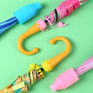 Dễ thương phim hoạt hình trẻ em ô dù nhà sản xuất phim hoạt hình mưa trẻ em ô với nhựa Bìa bán buôn - Product Image 2