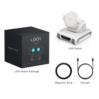 Robot LOOI Portátil Comercial con IA, Robot de Escritorio con Carga Inalámbrica, Asistente Inteligente de Plástico, Batería de 6000 mAh, 5 Horas de Autonomía