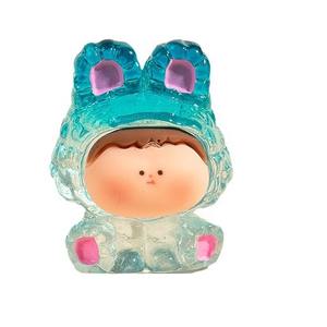 Nuevo Color cambio Gradual Lilith DIY joyería crema pegamento resina llavero colgante coche joyería al por mayor lindo conejo - Product Image 4