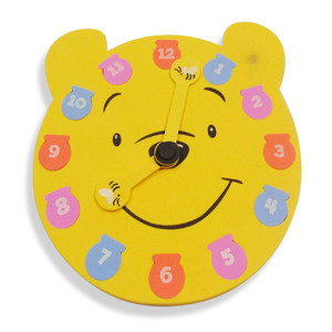 Jouets d'apprentissage pour la maternelle, blocs de mousse éducatifs, horloge décorative pour enfants - Product Image 1