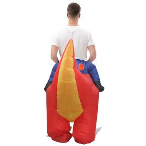 할로윈 파티 T-REX 공룡 의상 하이 퀄리티 재미 있은 용 풍선 거대한 머리 타고 공룡 의상 - Product Image 4