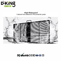 Écran LED transparent D-King, vente chaude, panneaux LED pour rideaux, fenêtres, murs en verre, TV, affichage en maille, montage mural, intérieur P3.91