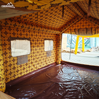 Tente gonflable 3x3m style Majlis du Moyen-Orient en tissu Oxford 600D, tente pneumatique pour le désert, idéale pour le camping en Arabie Saoudite