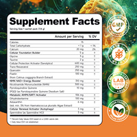 Longévité ultime quotidienne avec trans-resvératrol, quercétine, NAD+ pour la vitalité et le bien-être, avec personnalisation de la marque et assistance Amazon