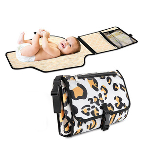 ED0228 station de <span class=keywords><strong>matelas</strong></span> <span class=keywords><strong>à</strong></span> <span class=keywords><strong>langer</strong></span> portable pour bébé <span class=keywords><strong>tapis</strong></span> imprimé léopard oem chine vente en gros <span class=keywords><strong>matelas</strong></span> <span class=keywords><strong>à</strong></span> <span class=keywords><strong>langer</strong></span> étanche - Product Image 2