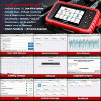 2022 X431 Crp129x Obd2 Escáner Lector de código automático Obd Herramienta de diagnóstico Actualización de Crp129