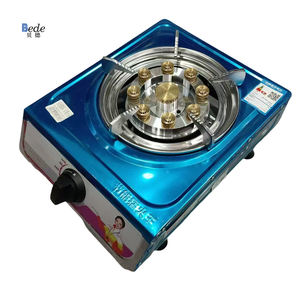 Fornello a <span class=keywords><strong>Gas</strong></span> portatile in acciaio inox per campeggio all'aperto da viaggio per barbecue con tubo butano - Product Image 1