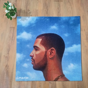 Acrylique écologique avec l'aimable autorisation de Young Money Entertainment Rien n'était <span class=keywords><strong>le</strong></span> même Drake Hip Hop Music Albums Cover Rug - Product Image 1