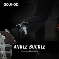 Sangles de cheville en PU pour la gym, protection lestée, exercices musculaires, antidérapantes, pour kickbacks et fitness des hanches