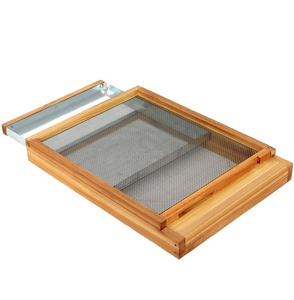 Herramientas de Apicultura, Accesorios para Colmenas, Tablero Inferior con Rejilla para Colmena Langstroth Encerada - Product Image 1