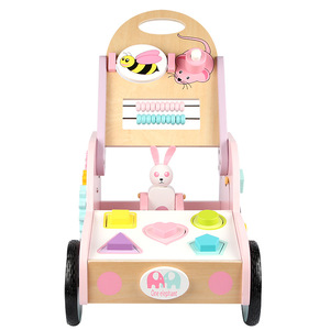Venta caliente <span class=keywords><strong>en</strong></span> <span class=keywords><strong>amazon</strong></span> interacción padre-hijo regalo aprendizaje cochecito walker juguetes de madera juguetes de venta al por - Product Image 3