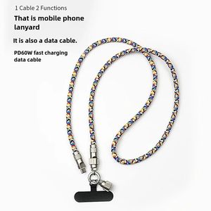Custom Universele Crossbody Ketting Telefoonhoesje Lanyard 5a Snellaadkabel Voor Mobiele Telefoons Inclusief Iphone 16 - Product Image 1