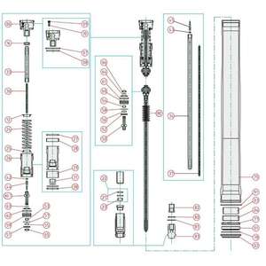 Ricambi Forcella Husqvarna WR 300 11-13 Seeger 91 Leg per Mobili Fabbricato in Italia - Product Image 1