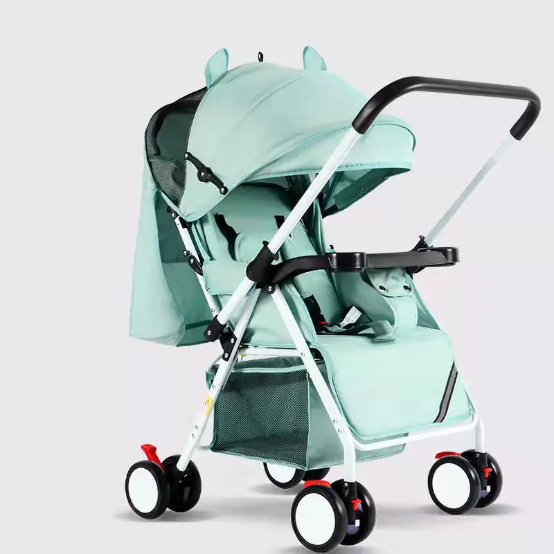 Venda quente 0-3 anos um passo dobra empurrar a mudança de direção capaz guarda-chuva jogger buggy pram portátil para bebês infantis crianças