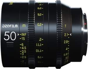 Lente de Cine DZOFILM Vespid Prime 50mm T2.1 para Cámaras Full-Frame/Vista Vision, Montura EF - Product Image 1