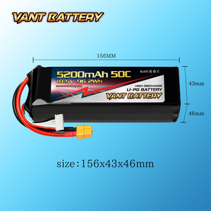 Buen Precio de alta capacidad 5200mah 5.2ah 18,5 v 50c <span class=keywords><strong>rc</strong></span> lipo batería para <span class=keywords><strong>rc</strong></span> <span class=keywords><strong>heli</strong></span> - Product Image 3