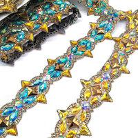 Décoration personnalisée pour costume de carnaval : Applique thermocollante en résine, pierres de cristal et strass à fixer à chaud