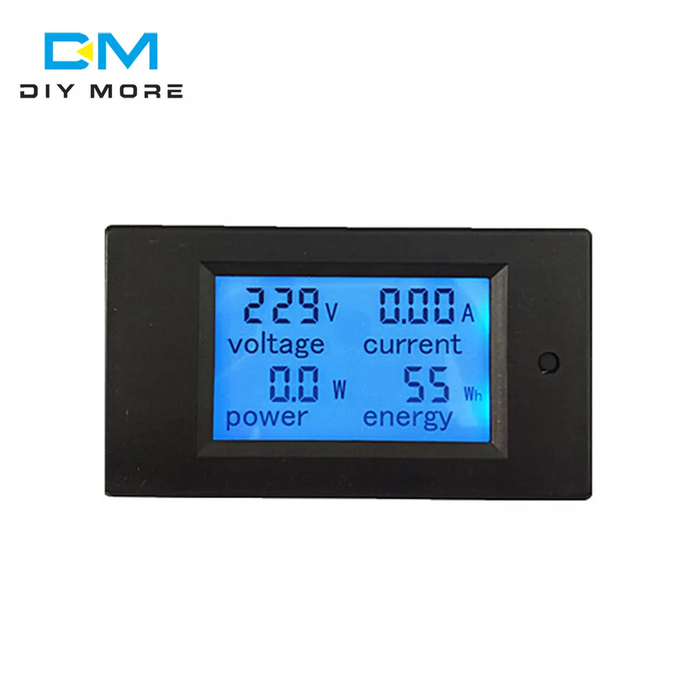 Ac 80-260V 0-20A Voltage Voltage Current Meter Digitale Lcd Wattmeter Power Energy Amperemeter Voltmeter Amperemeter 110V 220V Mete